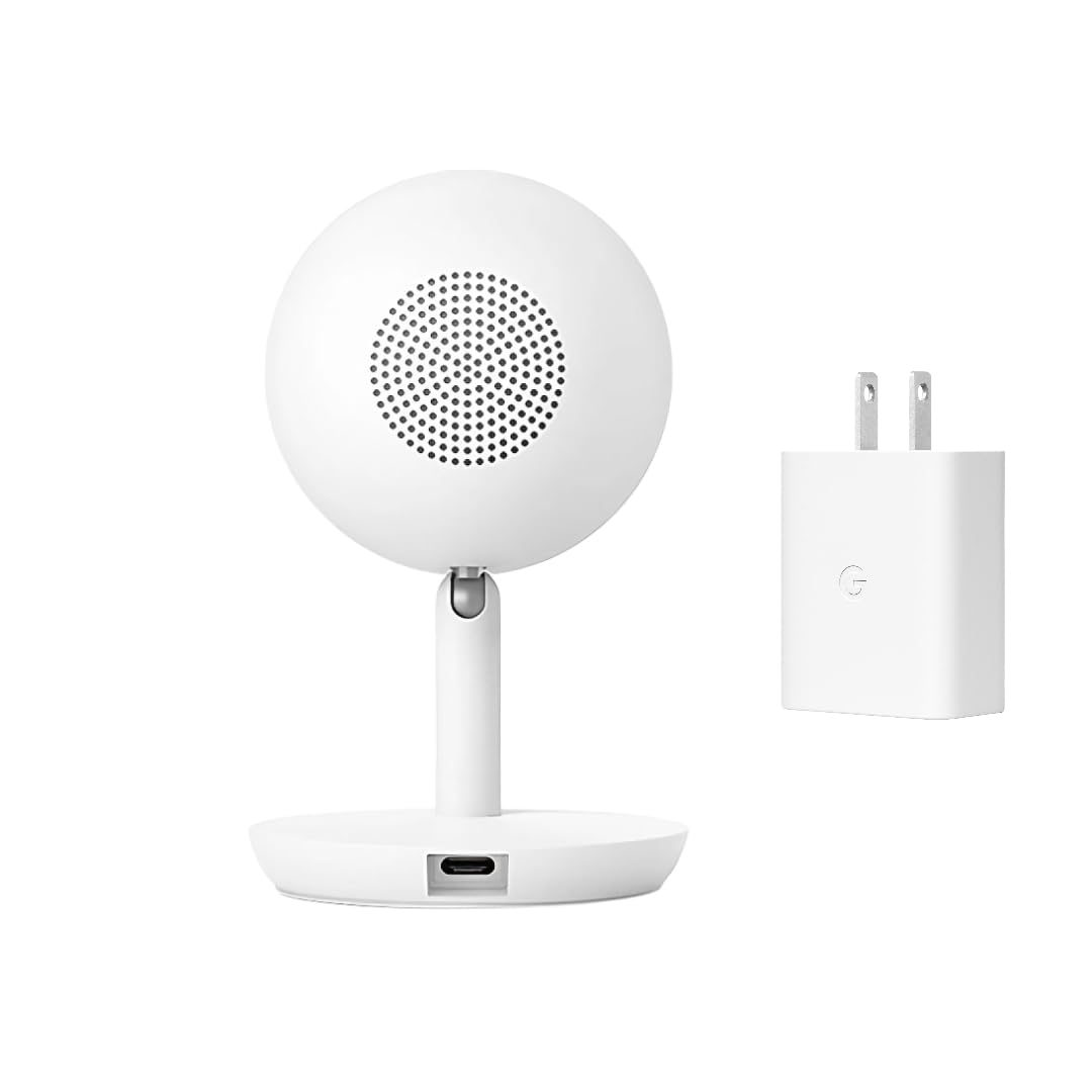 みぃ Google Nest Cam ホワイト コンパクト Google Nest Cam IQ Indoor 1080P HD Home Security Camera A0053